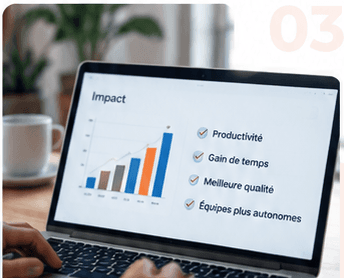 Accompagnement, formation et optimisation continue des solutions IA